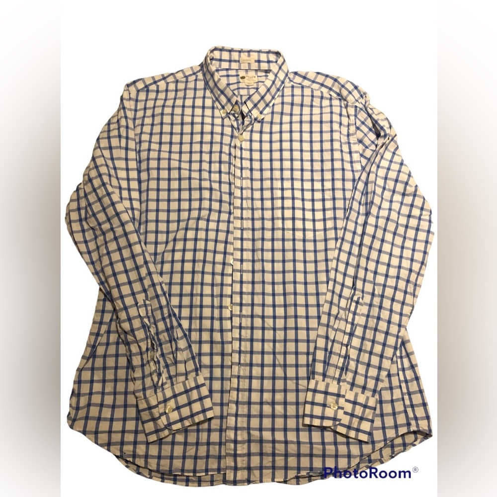 J.Crew | Tailored Fit Washed Casual Button Down - Men’s XL
